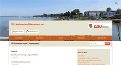 Desktop Screenshot of cdu-hannover-land.de